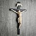 BC Catholic Crucifix Wall Cross, Elegant Modern Home Decor, Religious Gifts for House Warming, 16