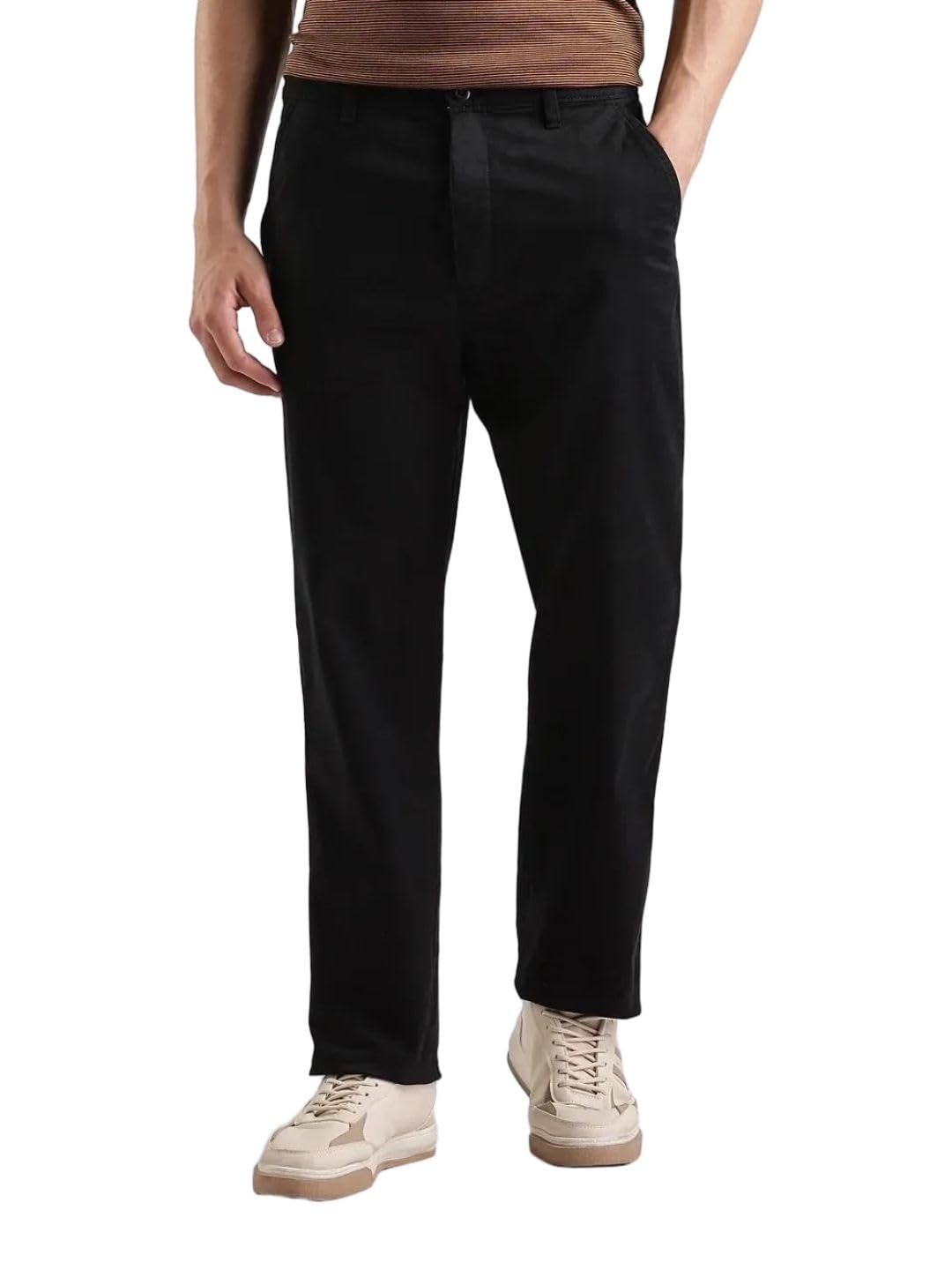 calvin klein jeans Relaxed Fit Solid Mid Rise Trouser-picture-31