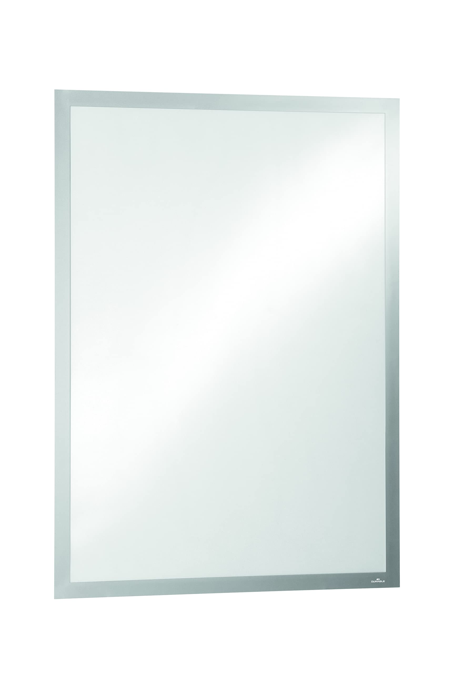 Durable Info-Rahmen Duraframe Poster (A1, selbstklebender Plakatrahmen mit Magnetverschluss) 1 Stück, silber, 499723