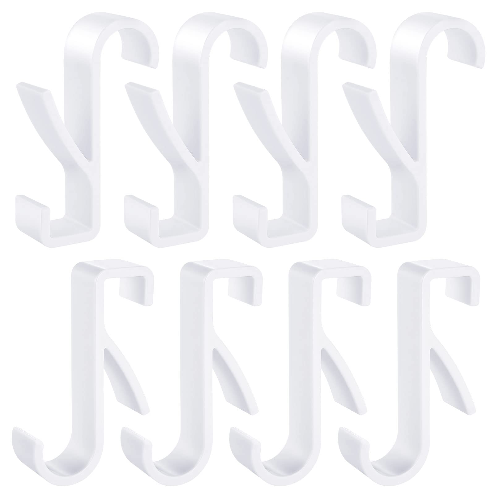 Fentar 8stk Haken für Handtuchheizkörper, Haken Heizung Badheizkörper, Rundheizkörper Handtuchhalter Heizungshaken für Handtücher, Heizkörperhaken für alle Standard Heizkörper (Neue Stile)