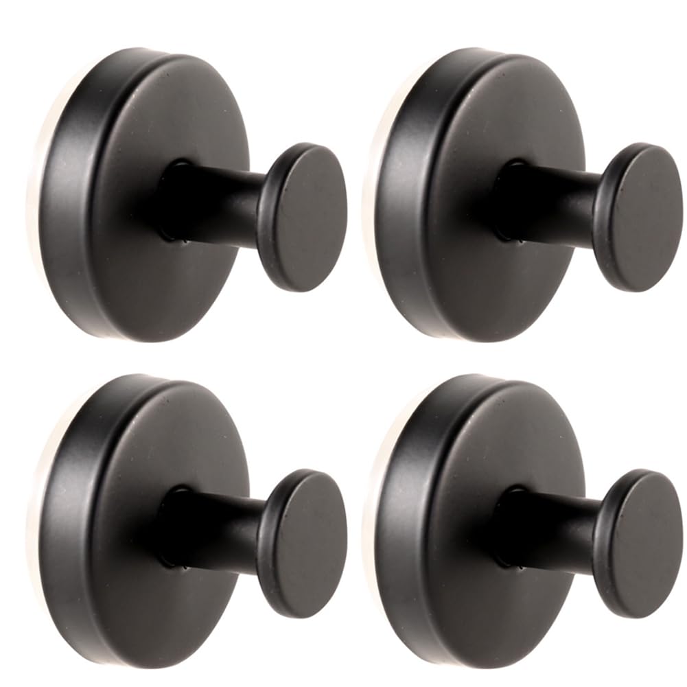 Littimoon Stainless Steel Suction Cup Clothes Hook Kitchen Bathroom Towel Hook Punch-Free Bathroom Seamless Suction Cup