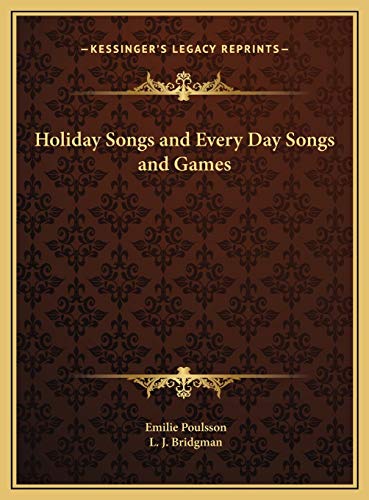 Holiday Songs and Every Day Songs and Games