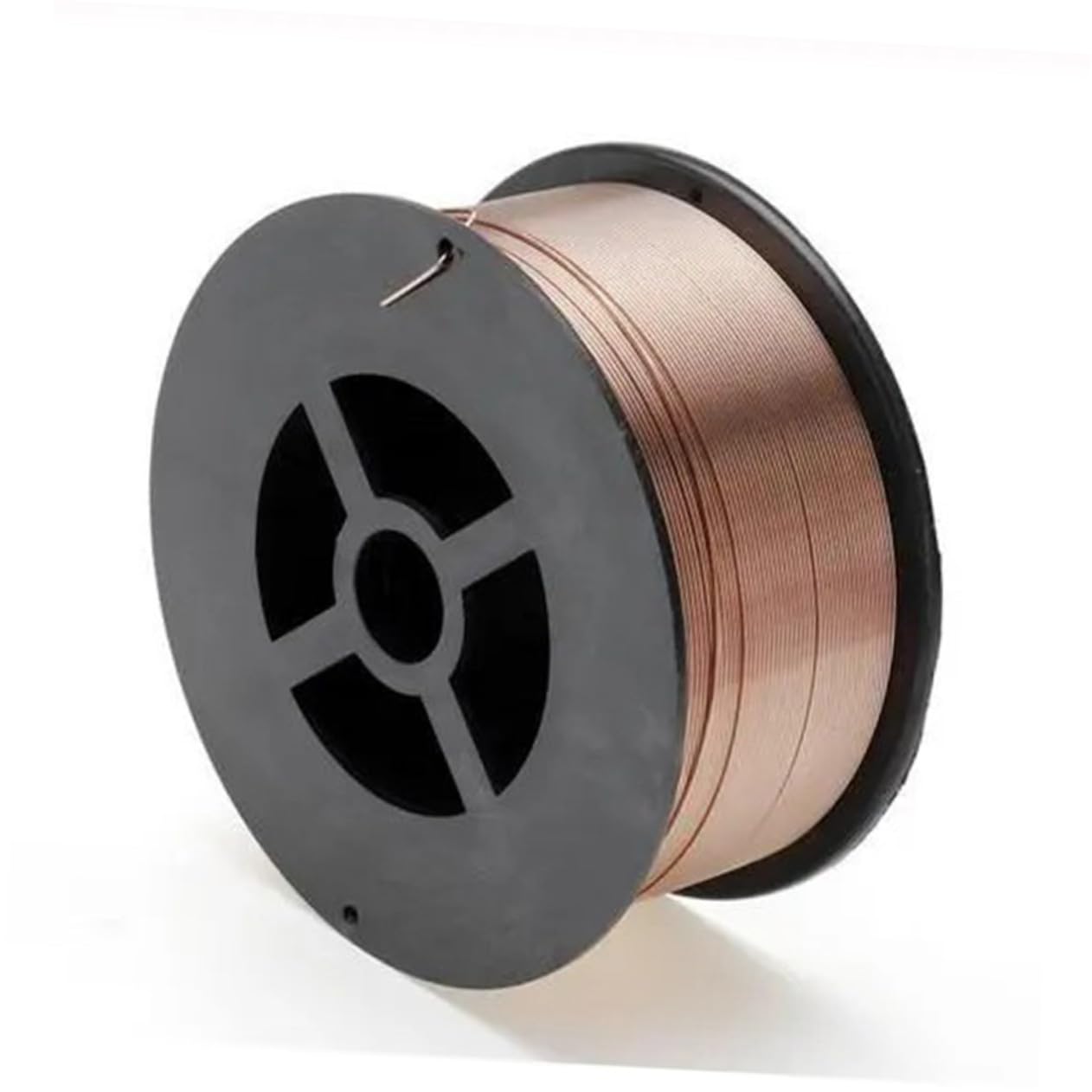 Mikikit Alambre 0, 8 Mm de Acero al Carbono de Soldadura sin Gas | 1 Rollo, Núcleo Fundente para Soldador Mig, Uso en Fabricación y Tanques