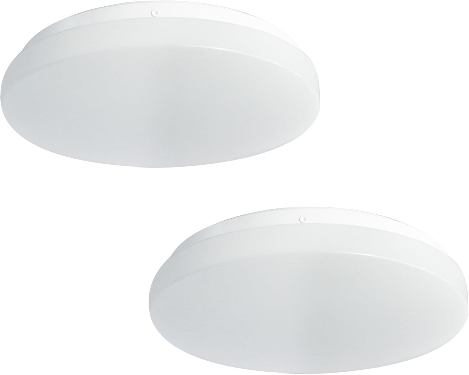 2 Pack 10 Inch Dimmable LED Ceiling Light Fixture, 16W 1400LM, 4000K Cool White, Modern Super Bright Flush Mount Ceiling Light for Bedroom, Kitchen, Bathroom, ETL Listed