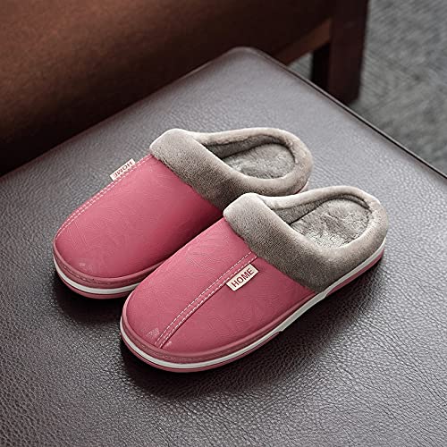 LEKUNI Pantofole Donna Uomo Unisex Invernali Soletta Memory in Feltro