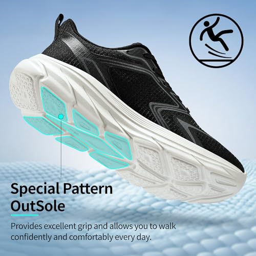 Zapatos cómodos para caminar para mujer con cojín de nube Aomigoct 6