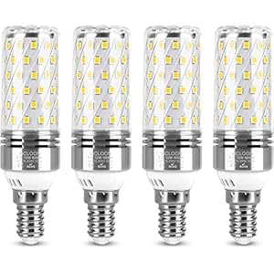 Vicloon 4 Stuks LED Lamp 12 W, E14 Maïslampen Komt overeen met 100 W Gloeilampen, Vervanging, koudwit 6000 K