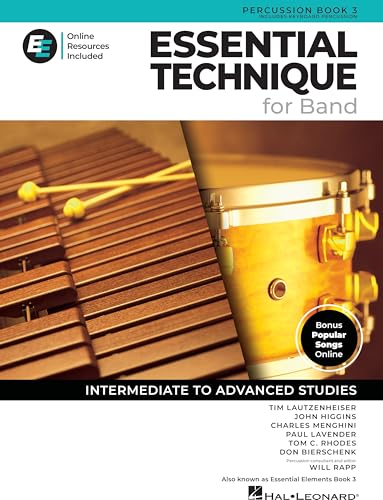 Essential Elements for Band - Percussion/Keyboard Percussion Book 3 with EEi
