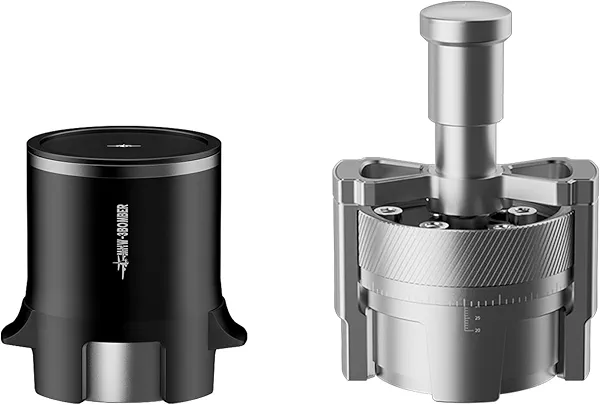 MHW-3BOMBER SE Pro Espresso Wdt Tool Silver & Espresso Shaker Funnel Black