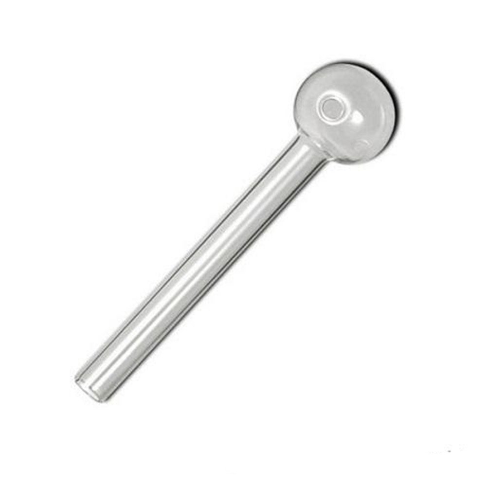 Ambrose - Tubos de cristal transparentes para fumar o beber (10 unidades, 10 cm, 2 mm de grosor, tubo de vidrio ecológico)