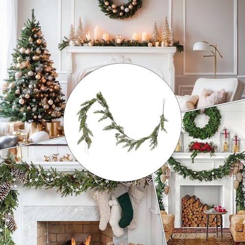 Coronas de Navidad para puerta con diseño resistente de alambre 6