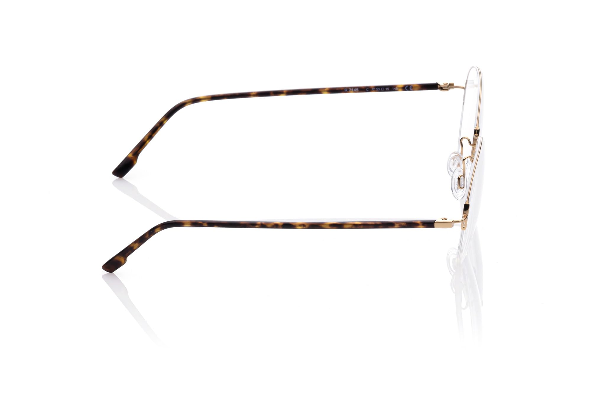 Rodenstock R7145 Rama okularów C000 gold, havana 51/19/140 UNISEX