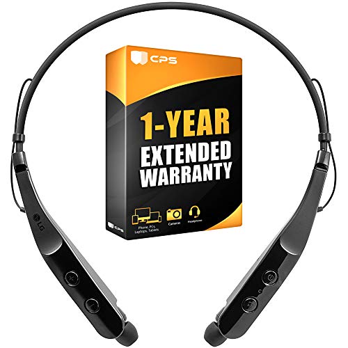 LG HBS-510.ACUSBKI Tone Triumph HBS-510 Wireless Bluetooth Headset Black Bundle with 1 Year Extended Warranty