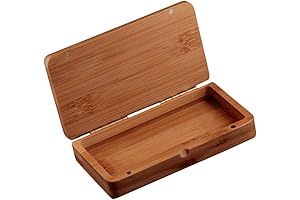 Handmade Wooden Cigarette Case Box for 20 Thin Cigarettes - Portable and Lightweight