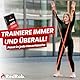 RED RAB Fitnessbänder Stoff & effektive Trainingskarten - Gymnastikband mit Schlaufen lang - Resistance Bands & Widerstandsbänder Krafttraining - Fitnessband, Resistance Band, Widerstandsband Fitness