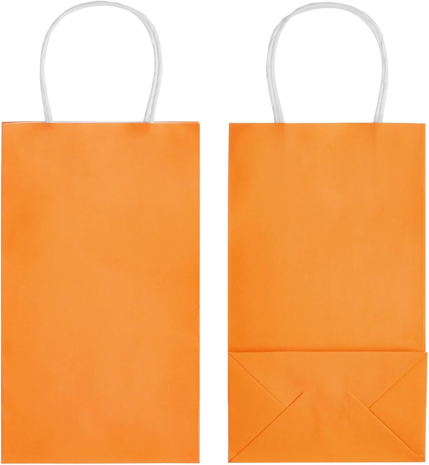 Honoson - 100 Bolsas De Regalo Pequeñas Gruesas Con Asas, 3.9 X 4.7 X 2.4 Pulgadas, Mini Bolsas