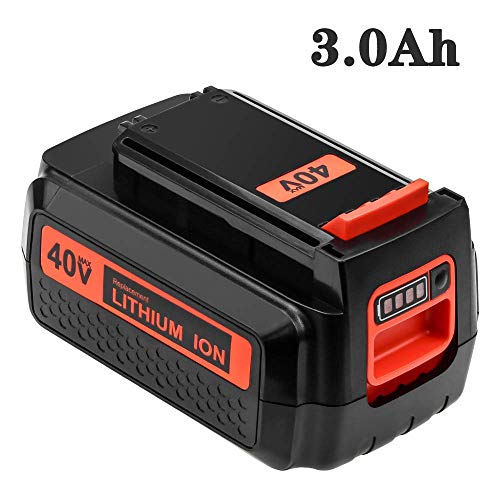 40 Volt MAX 3.0Ah LBX2040 Replacement for Black and Decker 40V Battery Lithium-ion