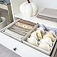 GRANNY SAYS Jeans Organizers, 4 Stück Hosen Organizer für Kleiderschrank, Weiß Aufbewahrungsbox Kleiderschrank, Faltbare Schrank Organizer Kleidung Tshirt Pullover Organizer für Kleiderschrank