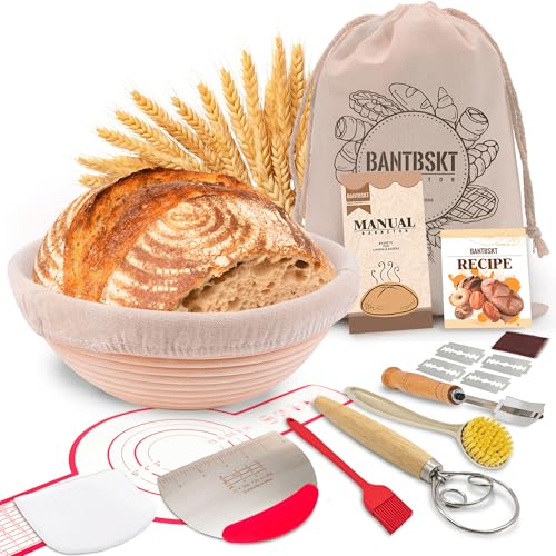 Sourdough Bread Baking Supplies, Sourdough Starter Kit, 9