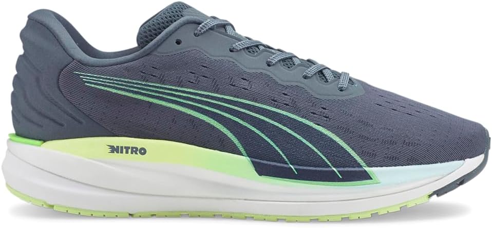PUMA Mens Magnify Nitro Running Sneakers Shoes - Grey