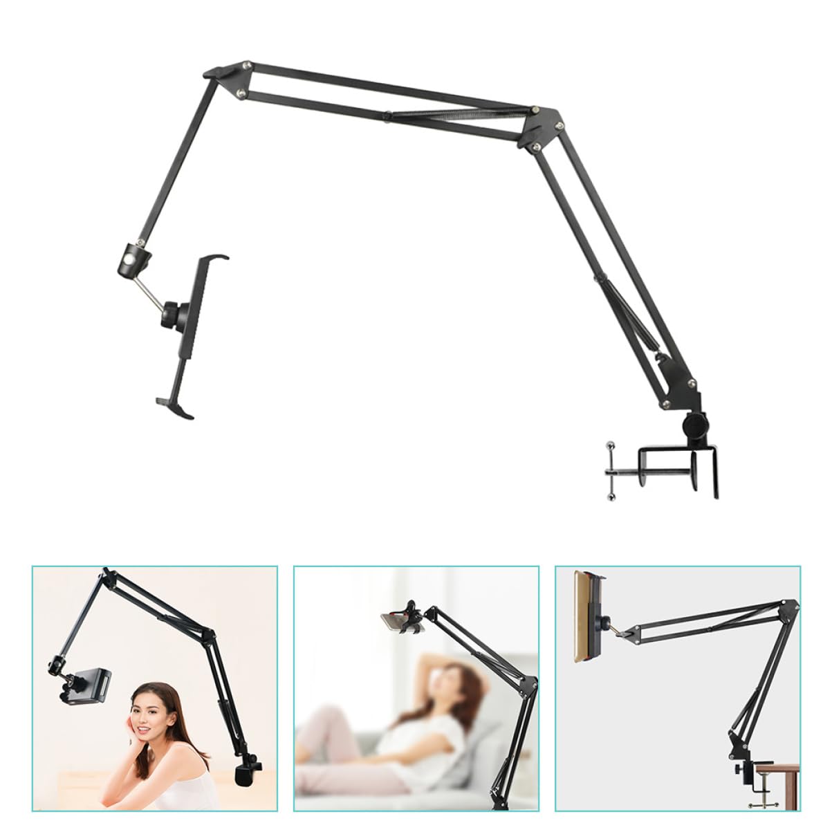 CHILDWEET Soporte para Teléfono Móvil de Brazo Largo Plegable y Ajustable