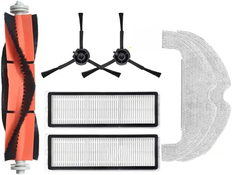 / Fit for Xiaomi Mi Robot Vaccum-Mop2 Ultra STYTJ05ZHM Vacuum Cleaner (Main Side Brush Filter Mop Cloth) Kits Accessories (Color : Set A)
