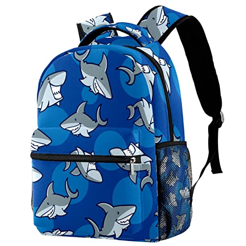 Sac à dos requin Leisure Campus bleu pour éviter de perdre sa gourde