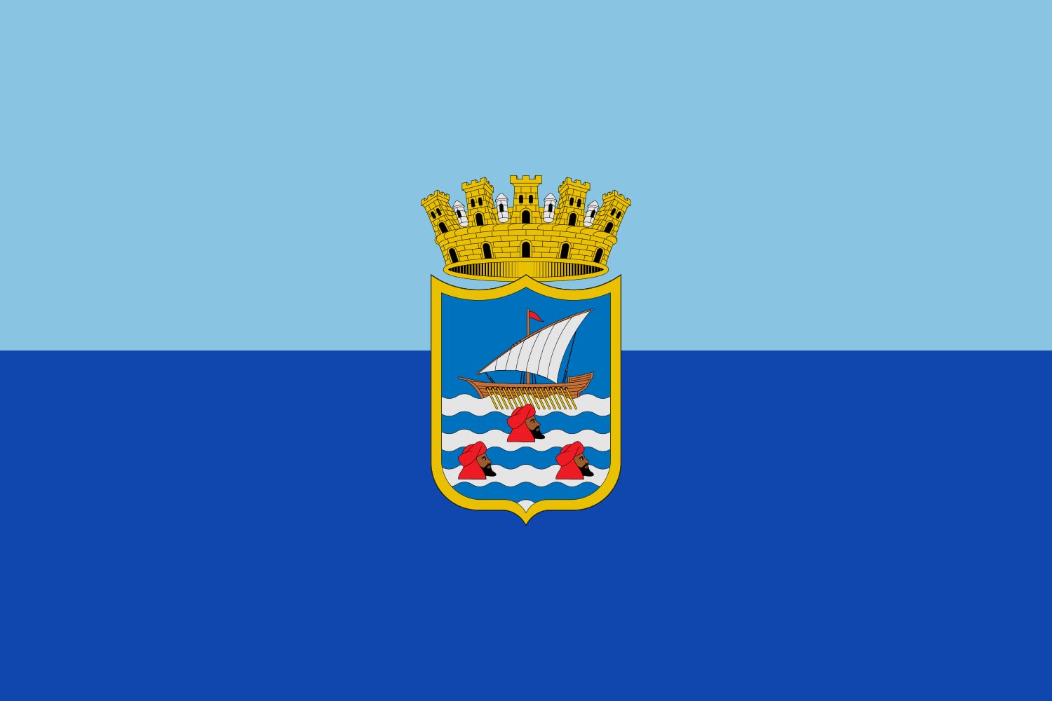 Drapeau XL Almuñécar Granada pavillon espagne andalousie grand format 150x90