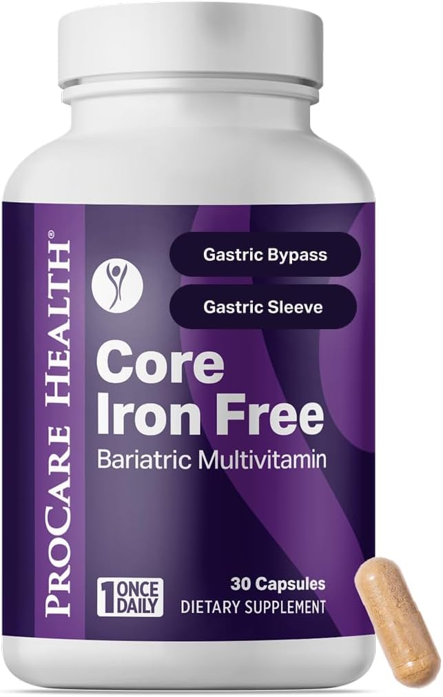 Procare Health Bariatric Multivitamin with Iron Free (30 Fast Dissolving Vegg...