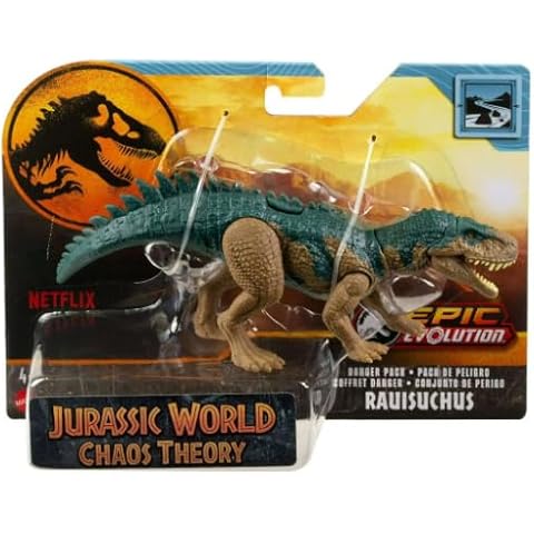 Jurassic World Chaos Theory Epic Evolution Rauisuchus Dinosaur Figure Cover