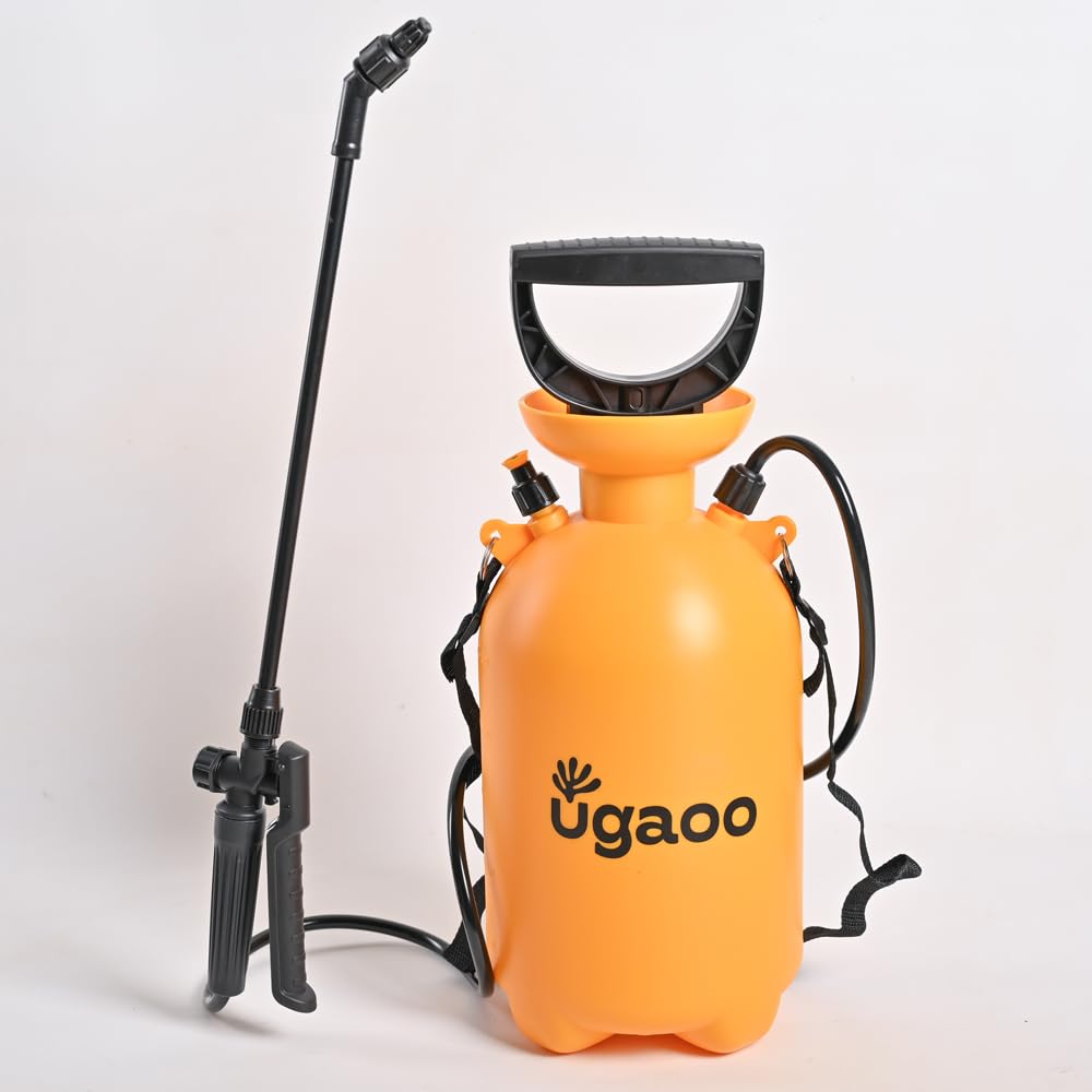 Ugaoo Shoulder Pressure Spray Pump (5 LTR) | Pressure Pump Watering & Cleaning | Adjustable Nozzle | Leak Proof (B0DH8JLQ57) Amazon Price History, Amazon Price Tracker
