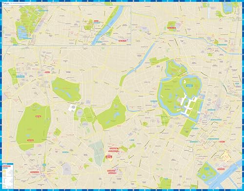 Lonely Planet Tokyo City Map: Durable, Waterproof, Easy-Fold Planning Map with Attractions & Walking Tours (Compact City Planning Maps) - Image 4