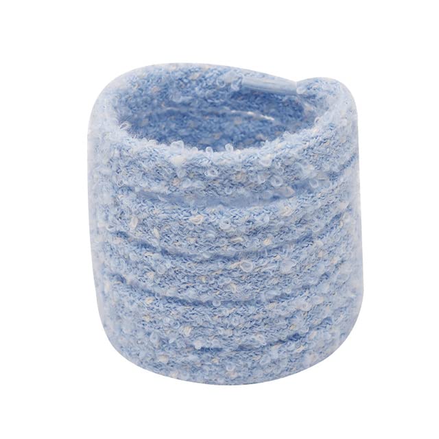 Coolstring Bracelet Clothing 15.5MM Wide Flat Type Fluffy Towel Lacet Heterochromatic Embellishment Canvas Tape Lacci Scarpe
