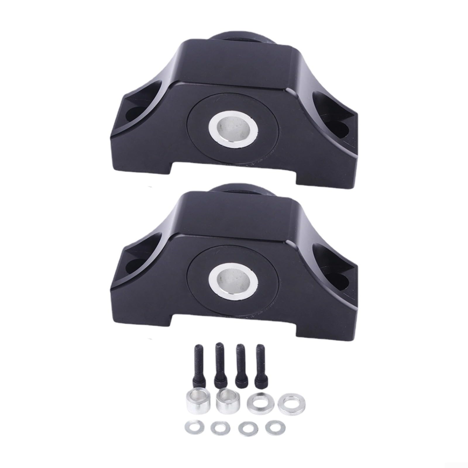 Motorlager Drehmomentstütze Für Honda Civic EG B-/D-Serie 1992-2001, Für Acura Für Integra 1994-2001, Metall Motorhalterung EM1001, Direkt Ersatz Mit Schrauben Und Distanzhülsen, Schwarz Lackiert, 2Er