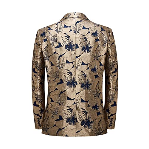 Men's Vintage Jacquard Suit Jacket Blazer Blazers Prom, Banquet, Dinner, Wedding, Prom, Party2