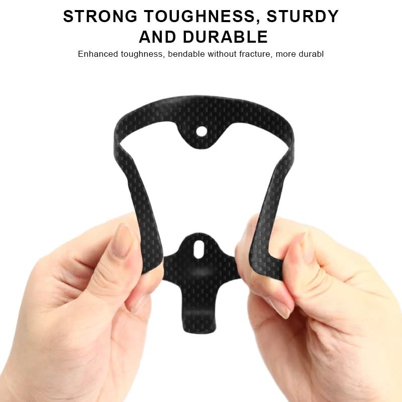 Flaschenhalter Fahrrad Fahrrad-Flaschenhalter, 3K Vollcarbon, Ultraleicht, Flaschenhalter for Rennräder, Mattschwarz, MTB-Getränkeregal, Fahrradzubehör Fahrrad Flaschenhalter(Matte 2PCS)