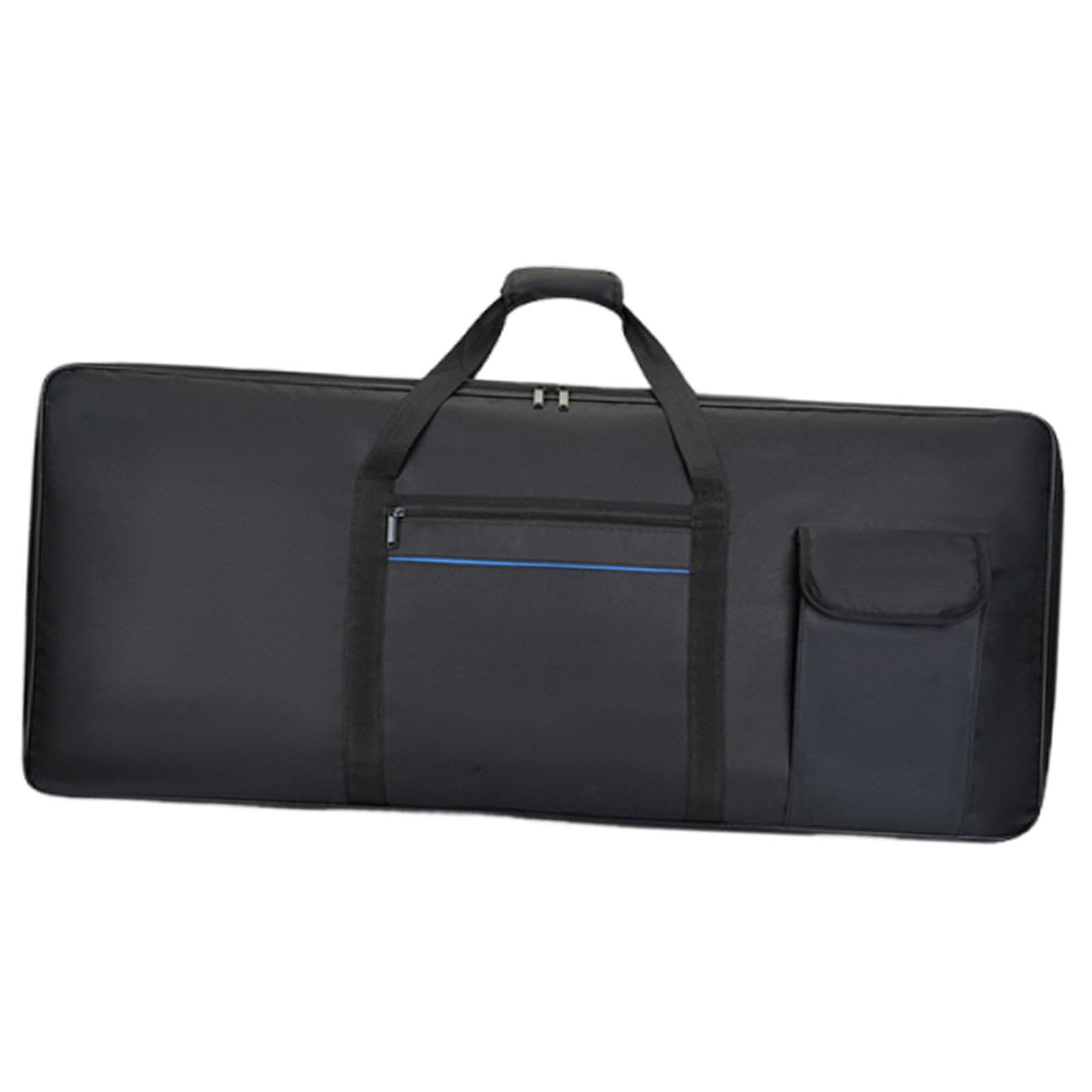 Baoblaze Bolsa para Teclado Electrónico Portátil con Costura Reforzada Funda Gruesa Antichoque Tejido Impermeable Y Asa de Transporte Adecuada para Jóvenes en, Medio