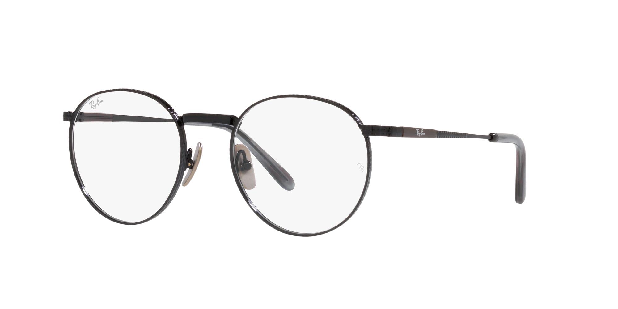 Ray-Ban Rx8237v okrągłe tytanowe oprawki do okularów korekcyjnych