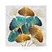 Produktbild PANAMALAR 40x40CM DIY 5D Diamant Painting, Diamant Painting Bilder DIY Diamant Gemälde Diamant Malerei Mosaik Kreuzstich Strass Gemälde Wall/Eingang/Büro Dekorationen (Grüne Ginkgoblätter)