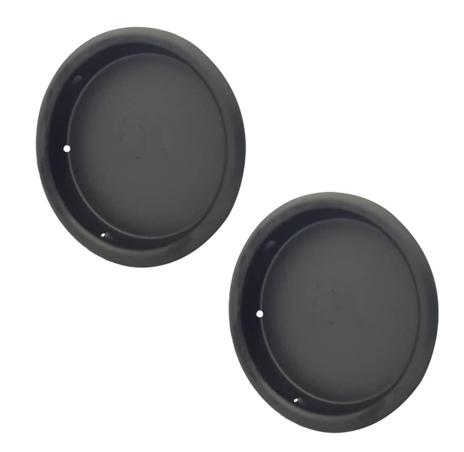 QCAA Solid Brass Finger Pull, 2-1/8", Matte Black, Made in Taiwan, 2 Pack