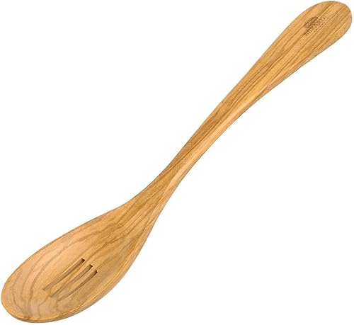 Berard 22474 Cuchara ranurada artesanal de madera de olivo francés