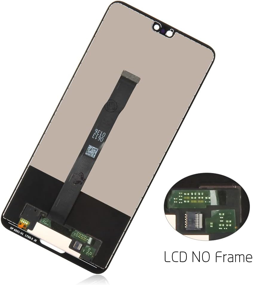 for Huawei P20 Screen Replacement EML-L09 EML-L22 EML-L29 EML-AL00 LCD Display Assembly Screen Touch Panel Glass Kits with Tools +Adhesive Tape