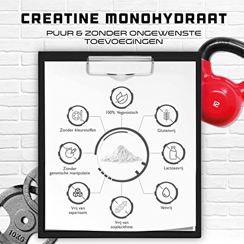 Creatine Poeder - 300 g - Puur Creatine Monohydraat - Optimale oplosbaarheid - Veganistisch - Zonder toevoegingen - Puur… - Image 5
