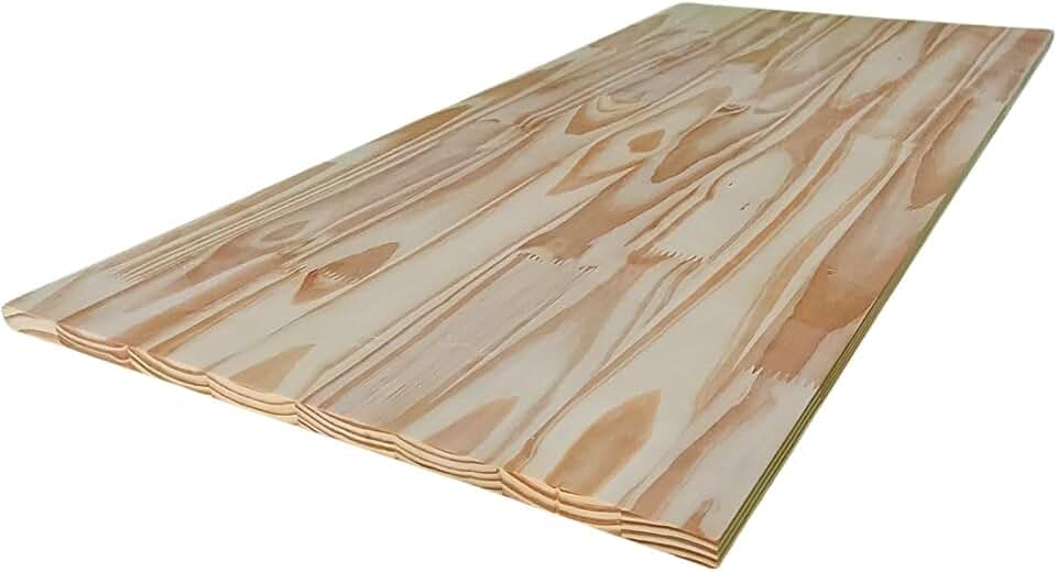 Tampo de Mesa Madeira Maciça Natural Pinus Para Mesa e Bancada 100x50 (NATURAL)