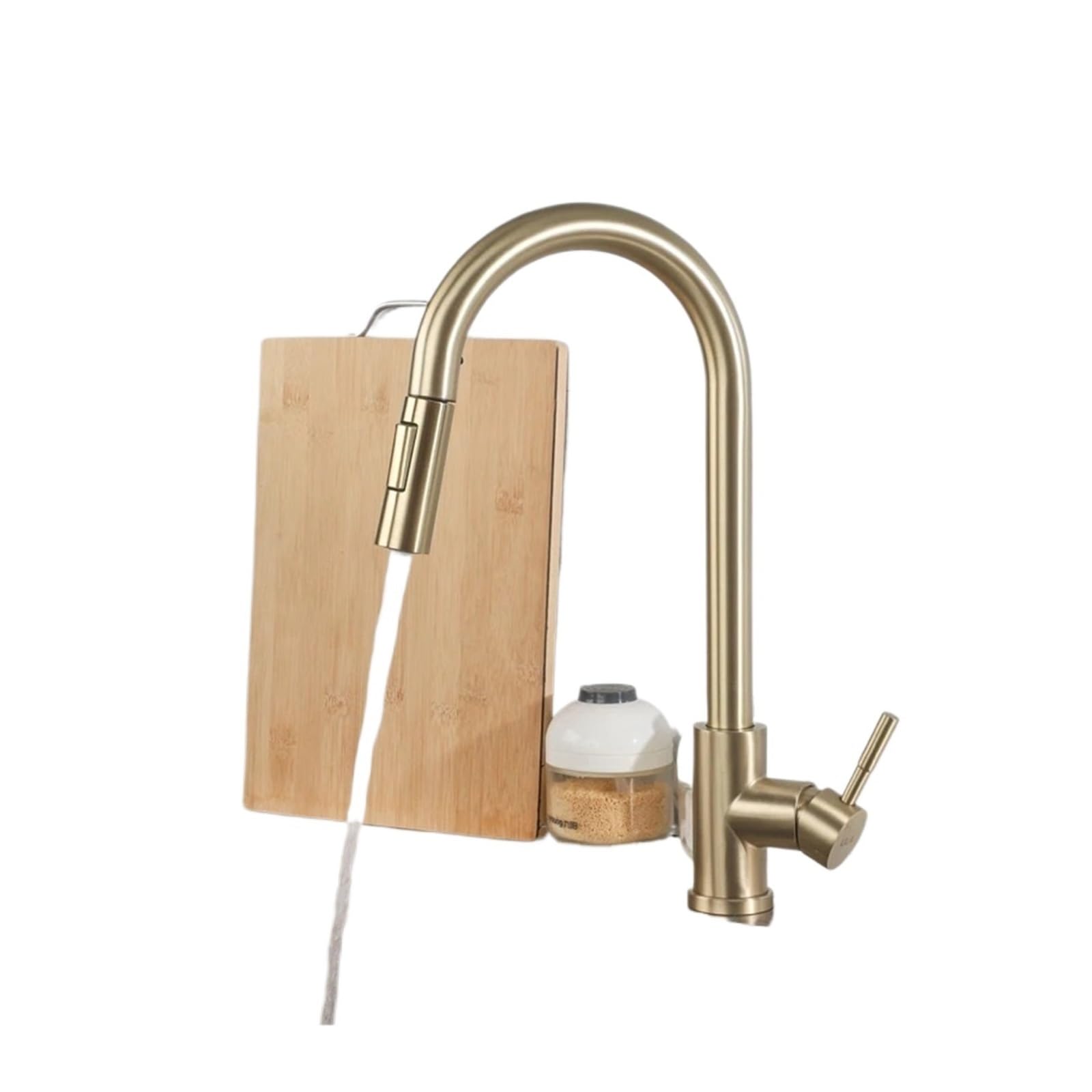 Yjyjy A1131gna2 Faucet Kitchen Faucet Pull-Out Kitchen Sink Mixer Two-Function Stream Spray Head 360 Swivel Kitchen Faucet Tap