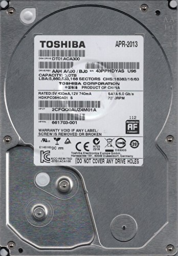 Preisvergleich Produktbild dt01aca300 interne Festplatte (SATA 2 AAH AA00 / BJ0 China Toshiba 3TB