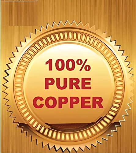 Image of AHYRA Pure Copper Water Jug 1.5 Litre Drinking Water Pitcher with Handle Ayurvedic Inspired Water Storage Vessel for Home Office and Dining Table (1.5L)