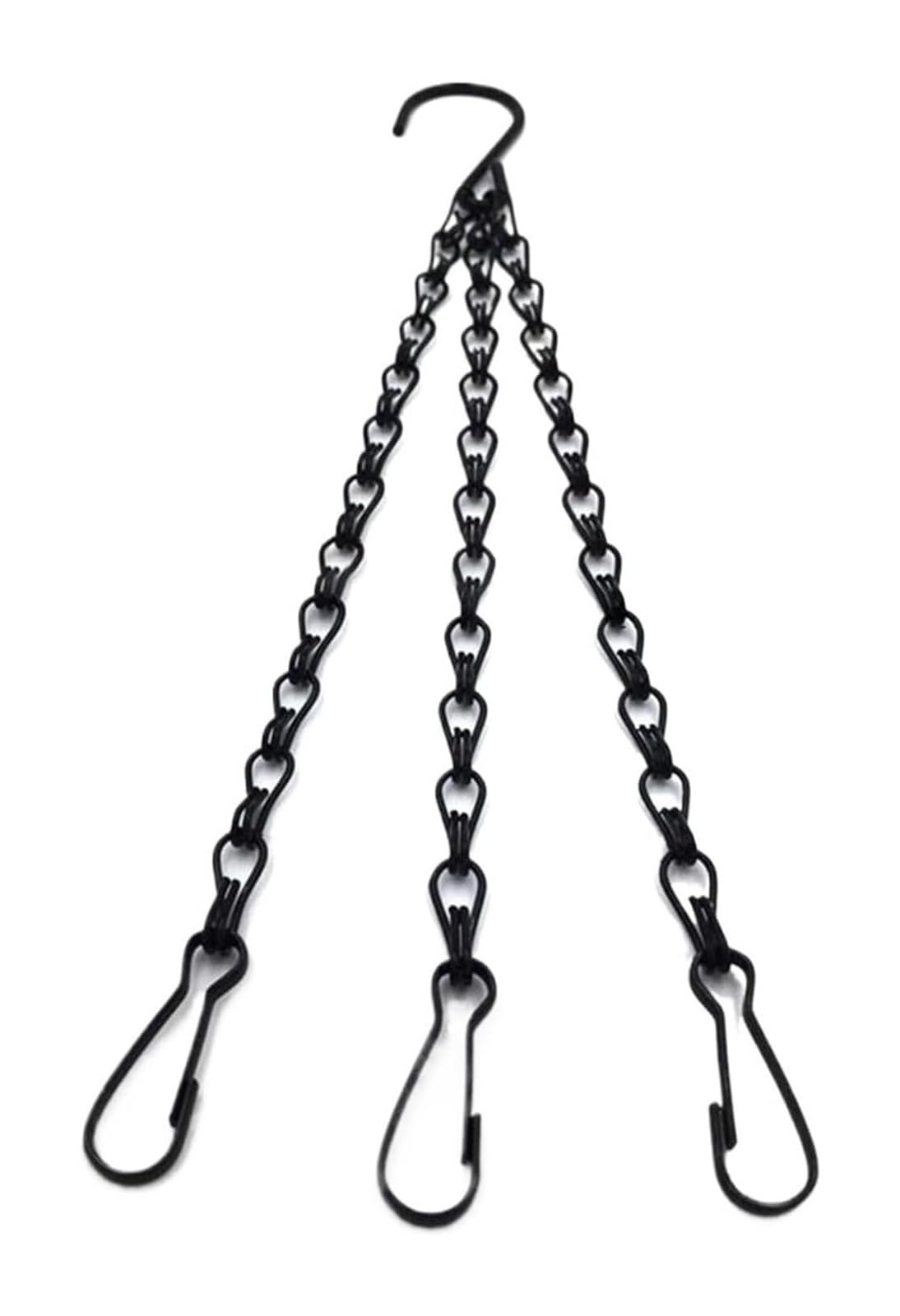 Vakorise Chains with Hooks, Chain with Hooks, Multiple Sizes, Iron Plant Hanger Garden Decor(40.5CM)