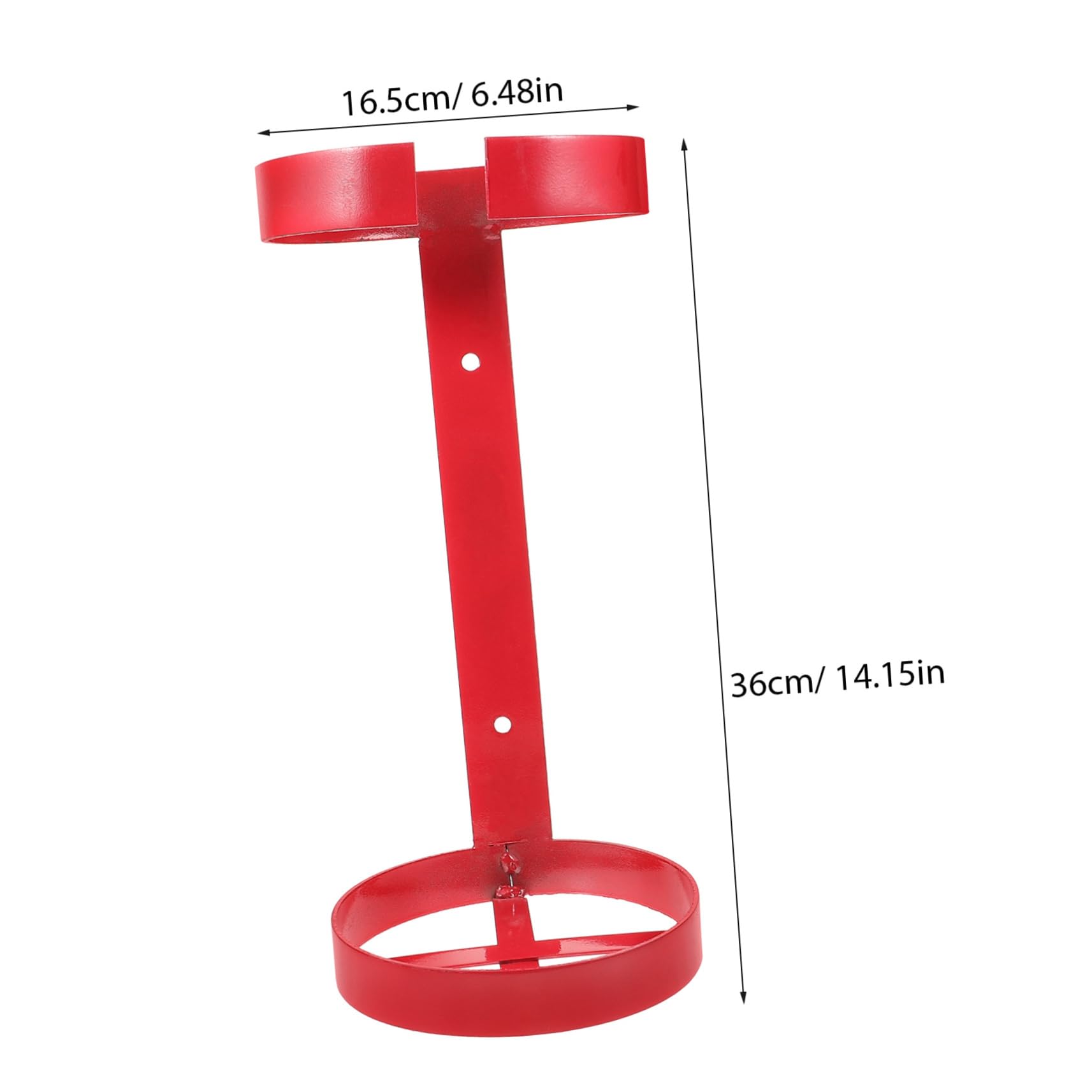 Artibetter Soporte Mural Para Extintor De Incendios Metálico Hierro Doble Aro Para Extintores 5-6 Kg Soporte Seguro Vehículos y Hogar Unidad Única