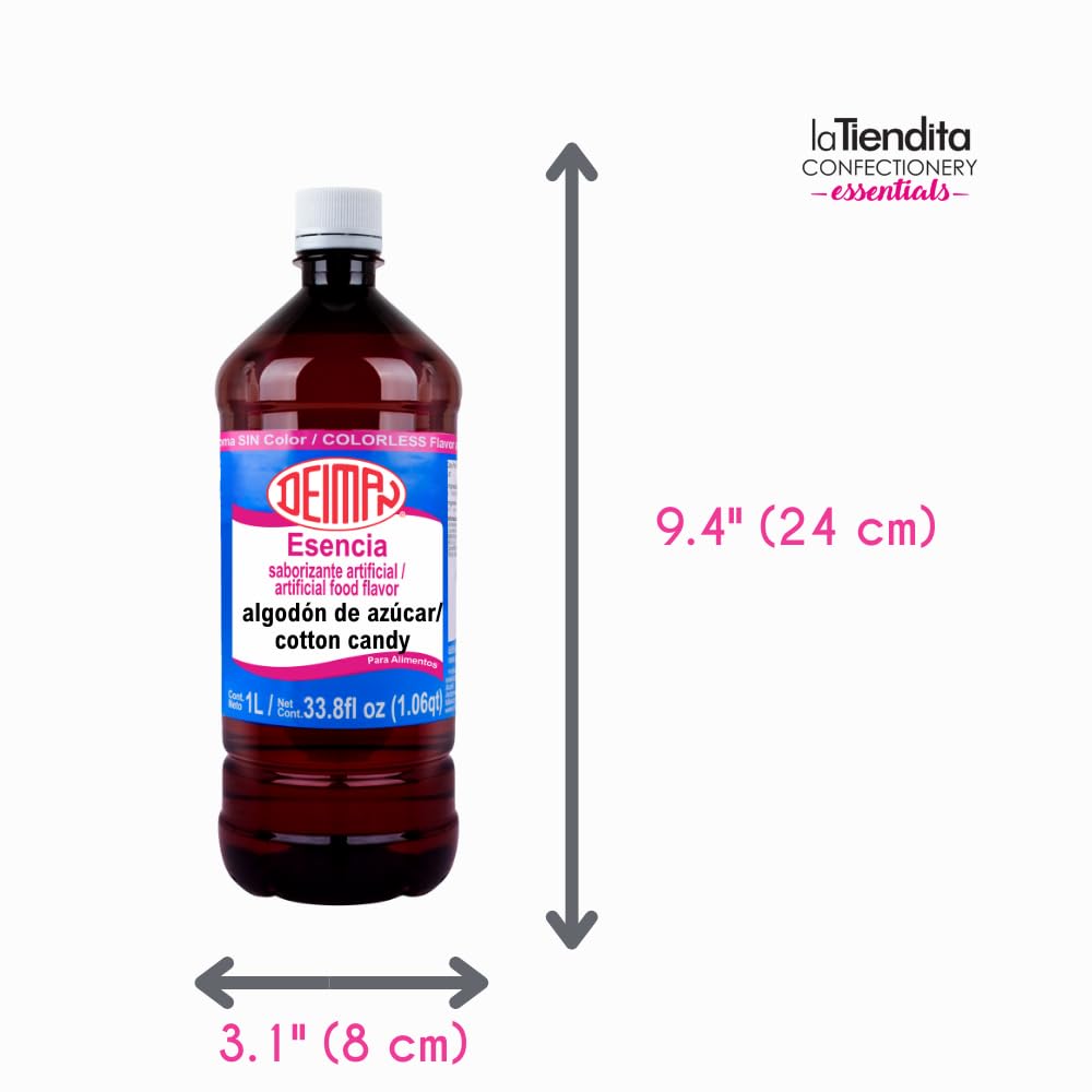 Deiman Artificial Food Flavoring Cotton Candy Essence (33.8 fl oz)